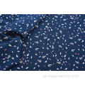 Tecido estampado de chiffon de trama lisa 4 way stretch